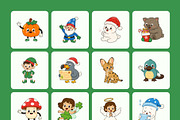 Holiday & Seasonal Characters Icons, an Emoji Icon by Brickclay (Thumbnail 11 of 11)