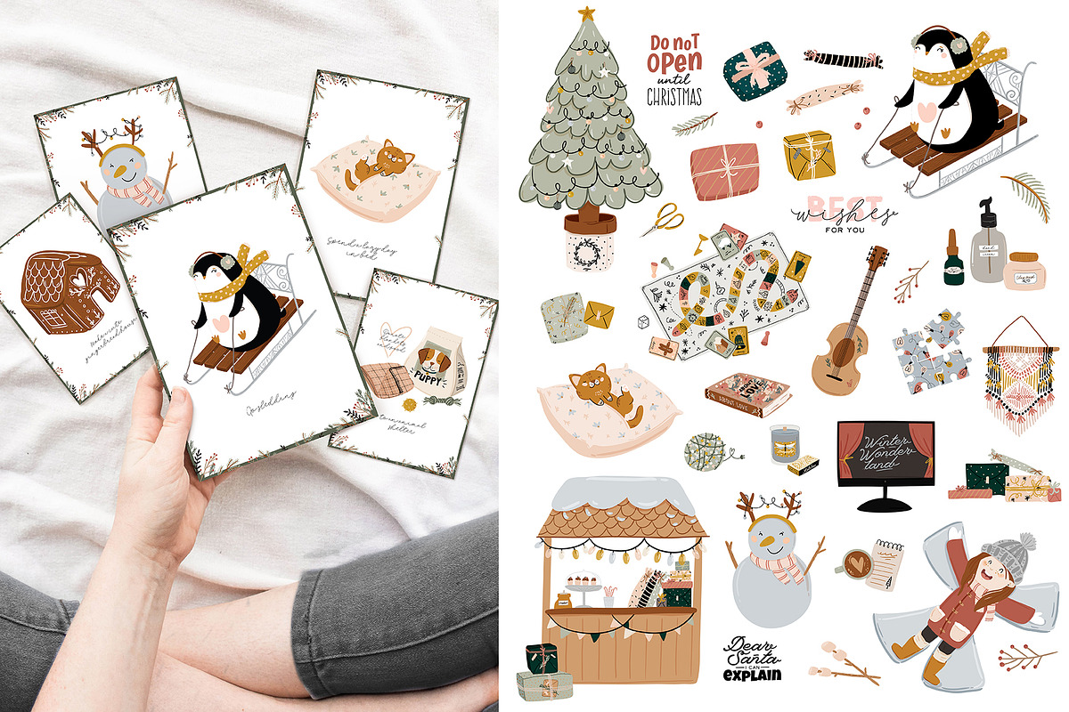 Holiday Season Bundle: Fall & Winter, an Object Graphic by Ruslana Lubenets (Photo 11 of 43)