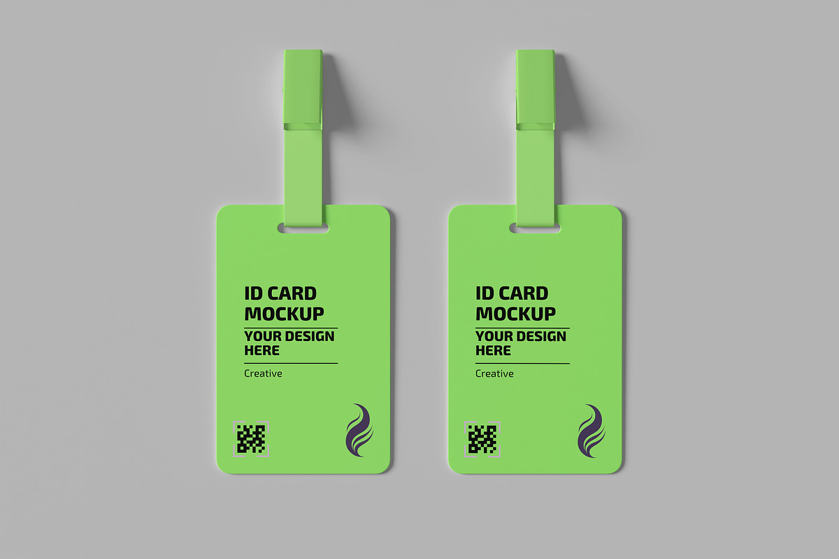 Id Card Mockup, a Merchandise Mockup by safrizalstudio (Photo 1 of 4)