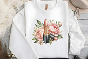 Watercolor Lipstick Clipart, an Illustration by DreamCafeArt (Thumbnail 6 of 7)