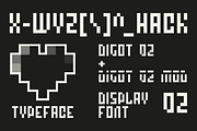 DIGOT 02 & DIGOT 02 MOD, a Font by Fontsphere (Thumbnail 2 of 5)