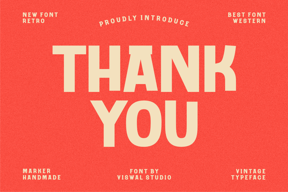 Gaude Lucas - Vintage Font, a Handwritten Font by Viswal Studio (Photo 8 of 8)