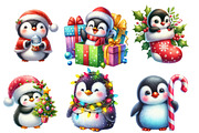 Christmas Penguins Clipart, an Illustration by Designworld (Thumbnail 4 of 5)