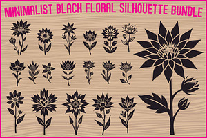 Minimal Flower Vector Pack, an Illustration by musafir_fashion