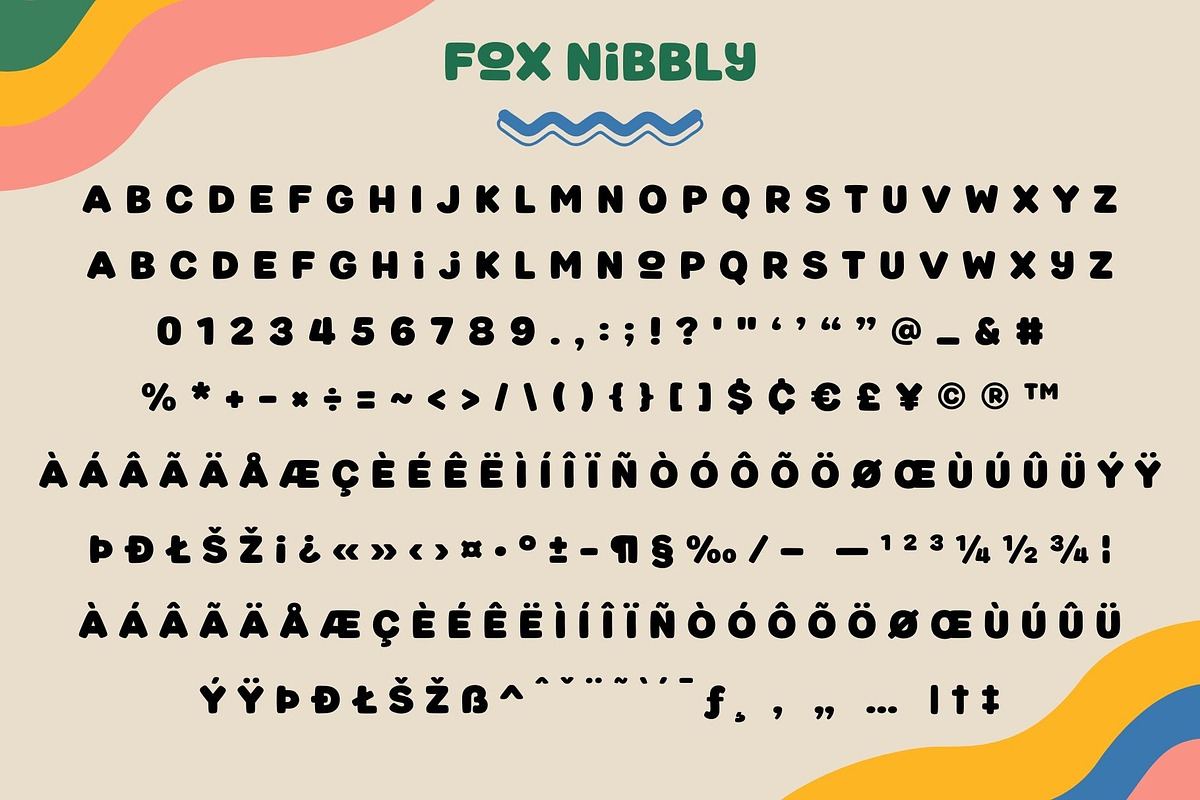 Fox Joliette and Fox Nibbly Font, a Handwritten Font by Fox7 By Rattana (Photo 9 of 14)