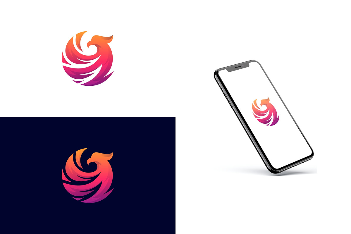 Modern Gradient Abstract Eagle Logo, a Branding & Logo Template by Artnivora.Std (Photo 2 of 4)