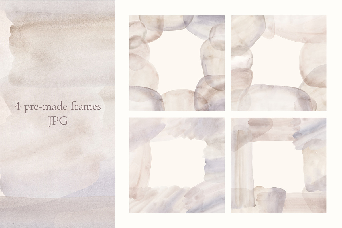 Neutral watercolor, a Texture Graphic by Elona Laff (Photo 6 of 9)