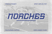 Norches - Sport Font, a Sans Serif Font by Snape Design Studio (Thumbnail 1 of 5)