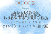 October Handwritten Calligraphy, a Handwritten Font by Aditastudios (Thumbnail 7 of 8)