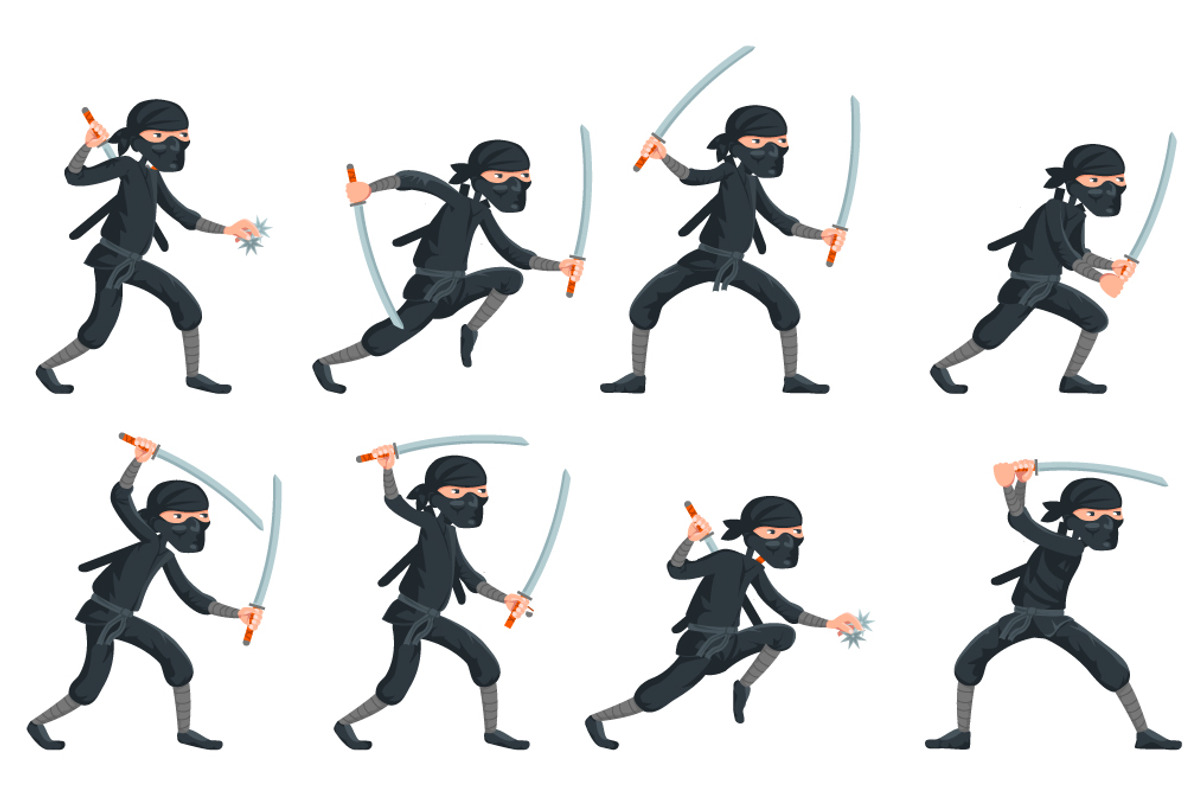 Japanese secret assassin ninja, a Person Illustration by Meiluns shop