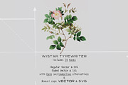 Wistar Typewriter SVG Font Family, a Sans Serif Font by Ana's Fonts (Thumbnail 8 of 11)