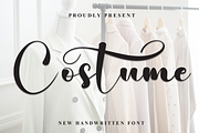Costume | Script Font, a Handwritten Font by Scratchones (Thumbnail 1 of 9)
