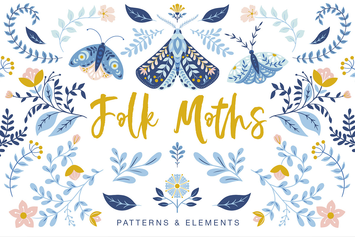 Folk BUNDLE - 5 in 1, a Pattern Graphic by Inna Moreva (Photo 2 of 6)