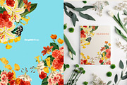 Vintage Summer Flowers Collection, a Pattern Graphic by Chus Moreno Studio (Thumbnail 13 of 17)