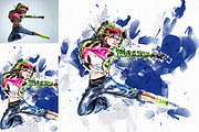 Ink Poster Art Photoshop Action, an Action Add-On by MRI STUDIO (Thumbnail 6 of 11)