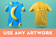 T-Shirt Mockup Template Front & Back, a Shirt Mockup by w/studio (Thumbnail 4 of 6)