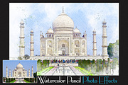 Watercolor Pencil Photo Effects, an Action Add-On by 3d_model_tifotizi (Thumbnail 1 of 4)