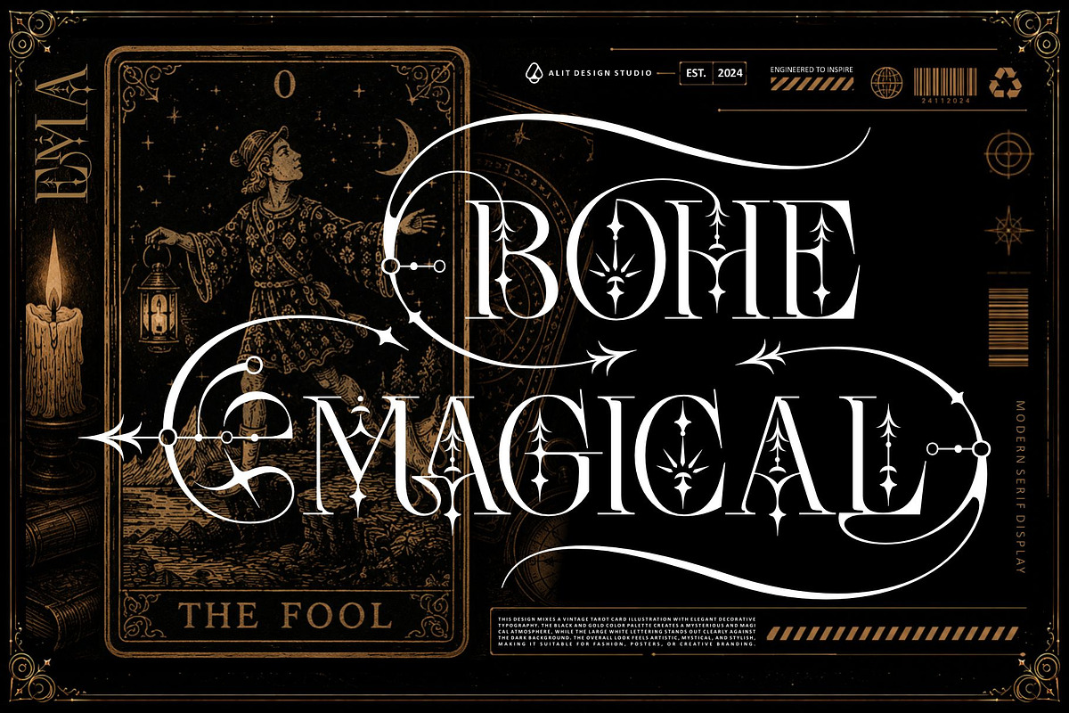 Nebulan Star Typeface, a Sans Serif Font by alit design (Photo 2 of 17)