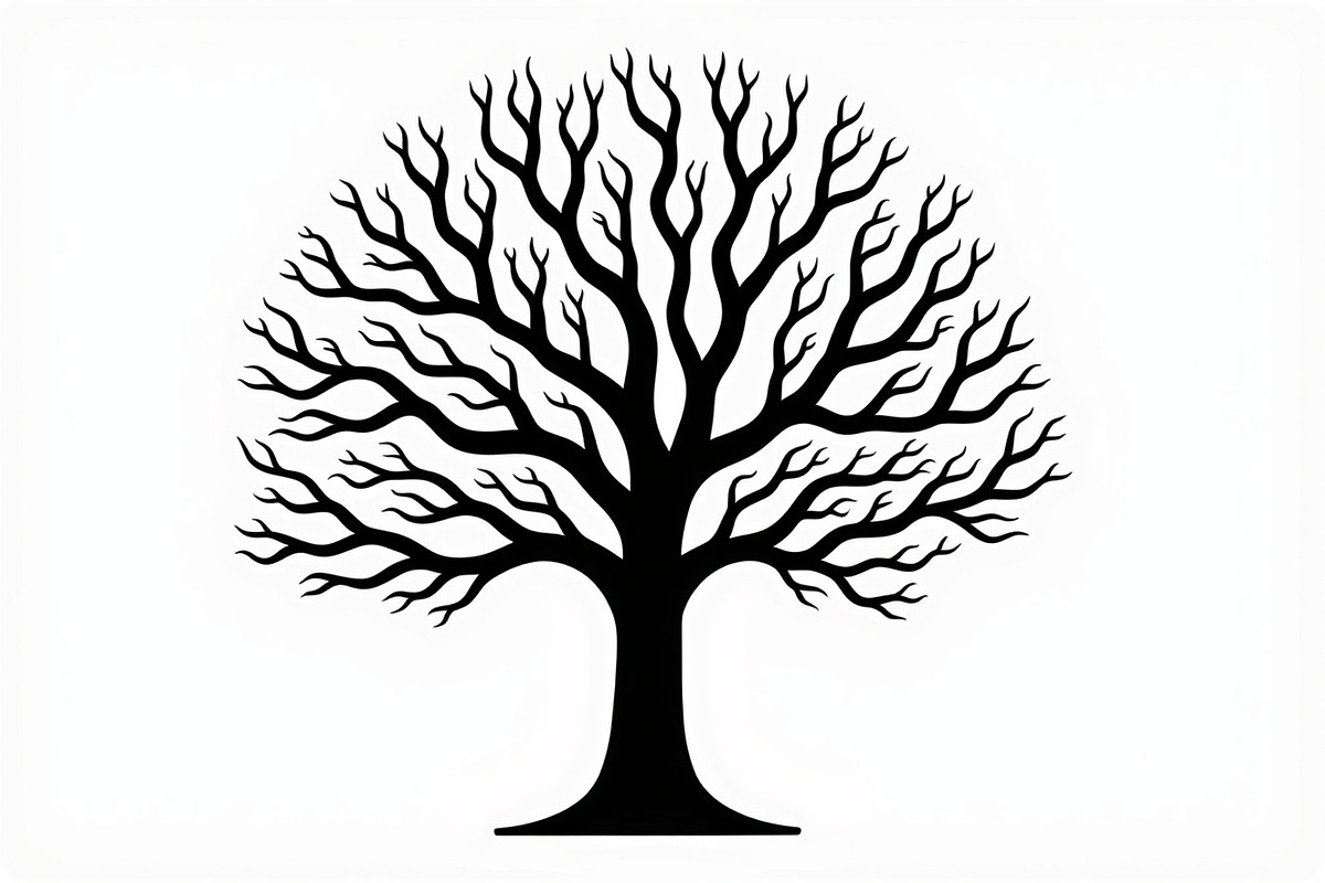 Nature Tree Silhouette Set, an Illustration by Creativeshirt (Photo 7 of 9)