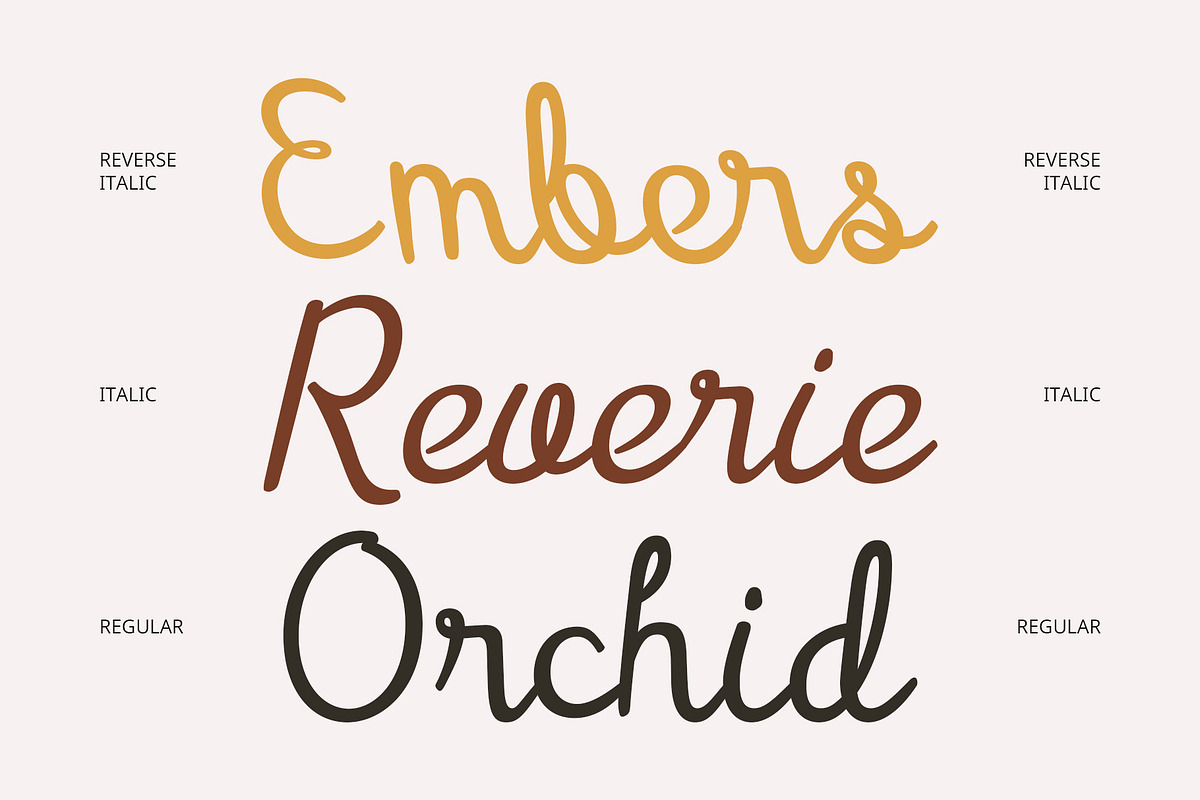 CS Hailey – Script Font, a Script Font by Craft Supply Co. (Photo 4 of 8)