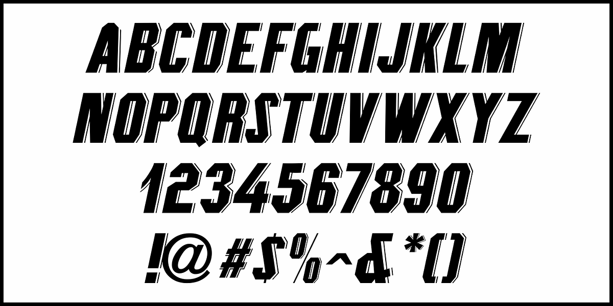 Chamfer Engraved JNL, a Sans Serif Font by Jeff Levine Fonts (Photo 5 of 5)