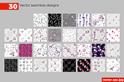 Beauty Salon Promo Cards & Patterns, a Work Illustration by Sopelkin (Thumbnail 8 of 9)