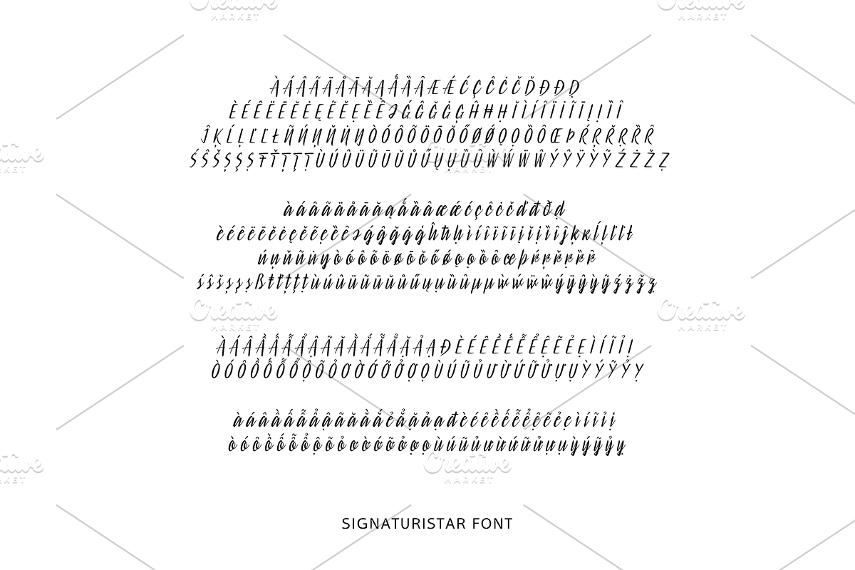 Signaturistar Font preview 5
