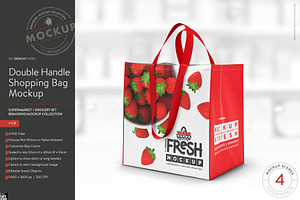 Double Handle Eco Shopping Bag Brand