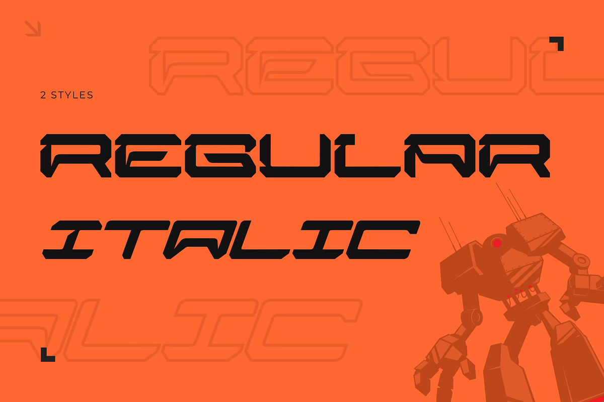 Zirox Cyberpunk - Branding Logo Font, a Sans Serif Font by Nirmana Visual (Photo 6 of 11)