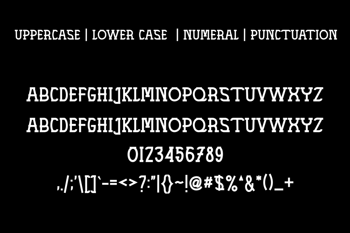 DARK MENUR, a Serif Font by Viswal Studio (Photo 4 of 5)