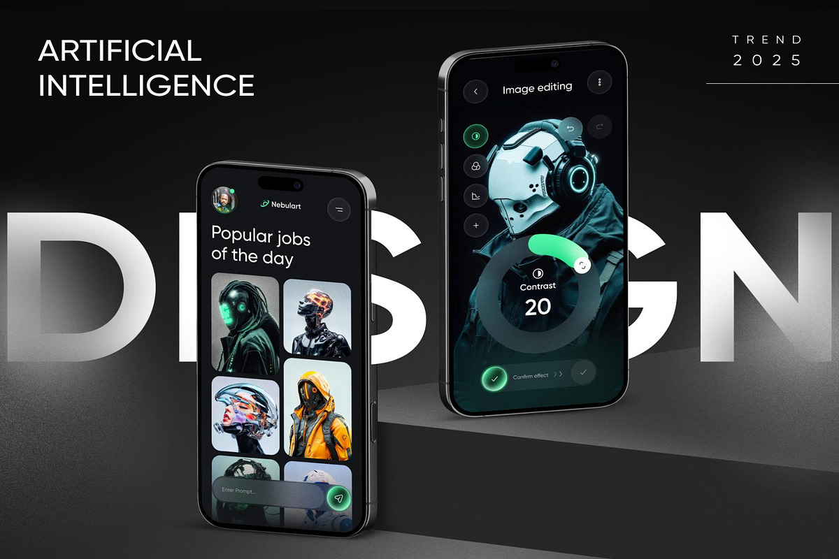 Nebulart - AI Art Generator App, an UI Kit Template by Creative Perspective (Photo 4 of 8)