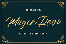 Mugen Ragi - Modern Script Font