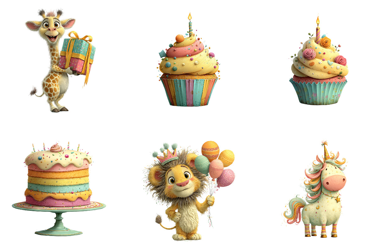 Whimsical kids birthday Celebration, an Illustration by CreationArt (Photo 3 of 7)