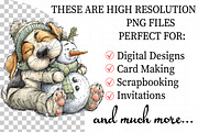 Lazy Christmas Dog Sublimation Clipr, an Illustration by Daily.Designs (Thumbnail 2 of 5)