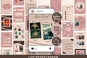 Bookstagram Coquette Template, a Social Media Template by PixelBloomClub (Thumbnail 1 of 8)