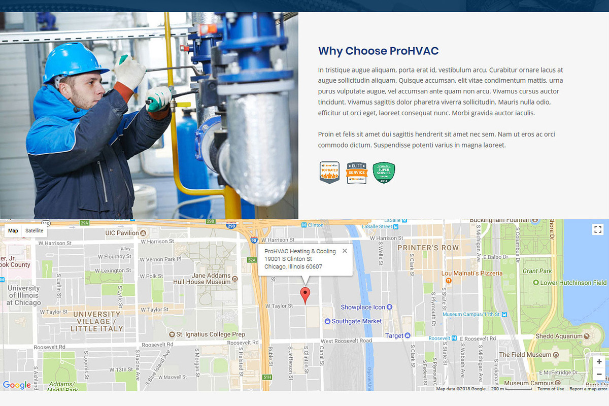 ProService HVAC Joomla 3 Template, a Websites & App Template by webunderdog (Photo 6 of 7)