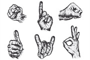 HANDS - Hand Drawn, an Illustration by BusOne (Thumbnail 1 of 2)