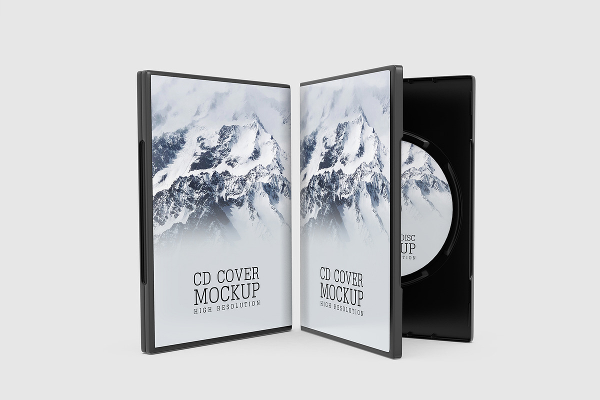 CD & Cover Mockup, a Product Mockup by ZAAS (Photo 17 of 17)