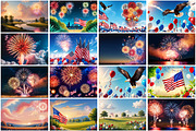 Patriotic Celebrations Wallpaper, a Background Graphic by Forhadx5 (Thumbnail 9 of 9)