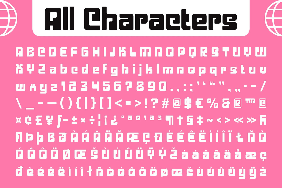 CS Saturn – Bold Display Font, a Sans Serif Font by Craft Supply Co. (Photo 8 of 8)