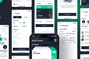 Walleto - Digital Wallet App UI Kit, an App Template by CreativeUI (Thumbnail 4 of 6)