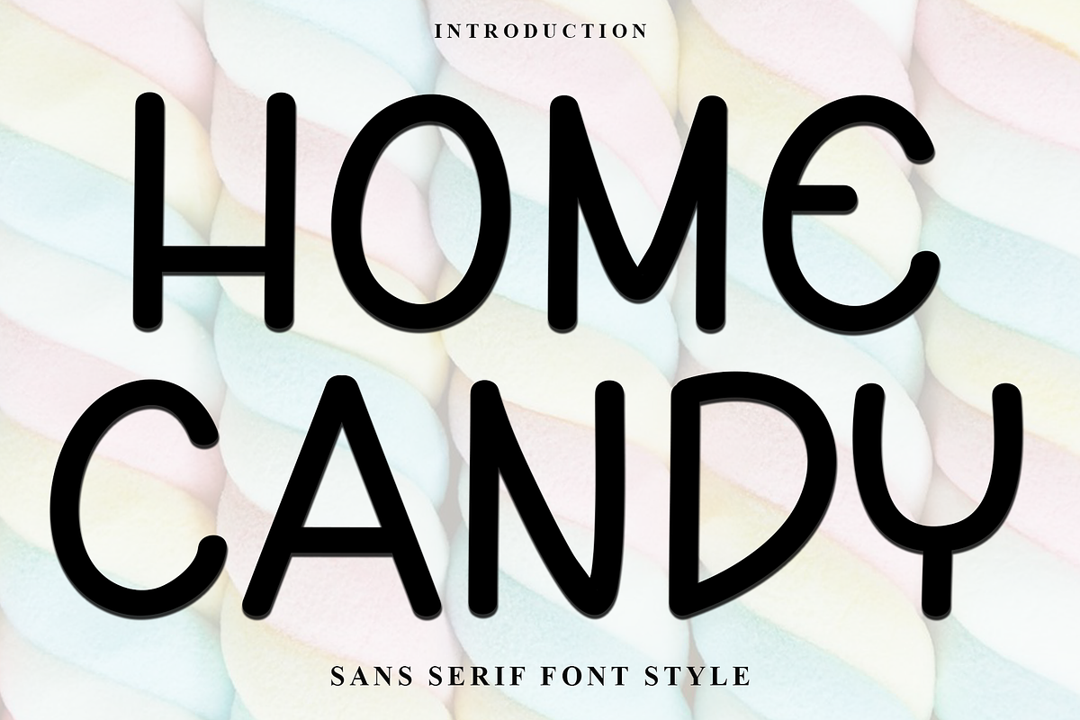 Home Candy, a Sans Serif Font by InermediaSTUDIO (Photo 1 of 7)