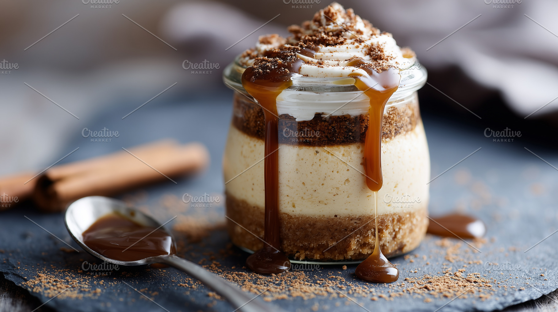 Delicious layered cheesecake in, a Food & Drink Photo by MistyDay