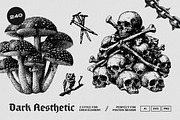 Dark Aesthetic Dithering Bundle, an Object Graphic by pixelbuddha.net (Thumbnail 1 of 22)