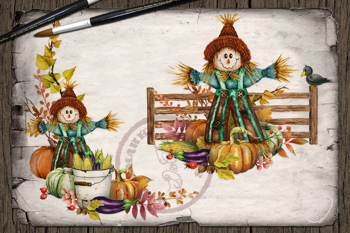 Scarecrow Compositions, a Decorative Illustration by DioFlow (Photo 5 of 5)