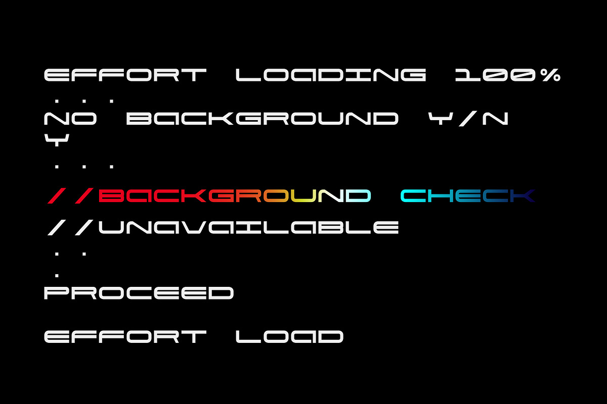 Necoma - monospace wide font, a Sans Serif Font by MoonBandit (Photo 3 of 6)