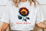 Welcome Halloween,Sunflower PNG, an Illustration by DreamCafeArt (Thumbnail 2 of 7)