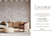 Lunaria – Botanical Wall Mural Set, a Wallpaper Graphic by Timofi Art (Thumbnail 7 of 9)