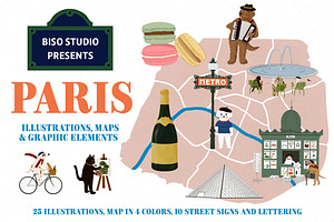 Paris - Illustrations and Objects
