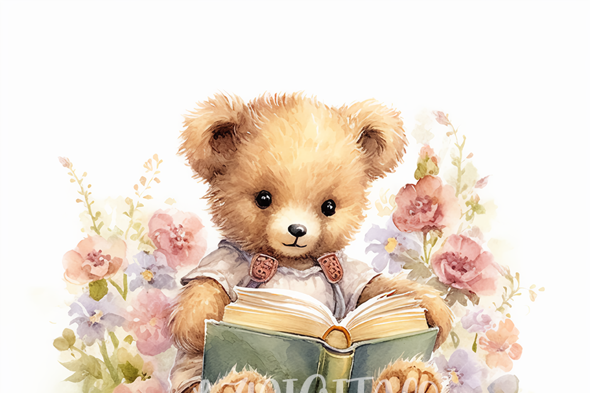Teddy Bear Printable Art, an Object Graphic by EzDigitals (Photo 6 of 7)